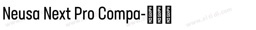 Neusa Next Pro Compa字体转换